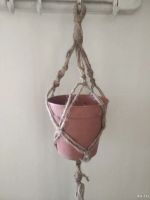 Лот: 17351335. Фото: 7. Макраме кашпо под цветочные горшки