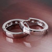 Лот: 4868432. Фото: 3. Женские серьги с сапфирами, 18K... Красноярск