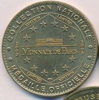 Лот: 9137067. Фото: 2. Франция 2003 туристический жетон... Значки, медали, жетоны