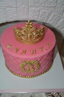 Лот: 15564096. Фото: 2. ТорТ Розовый с диадемой . Кондитерские изделия, конфеты