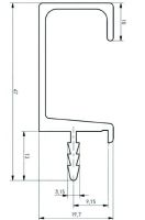 Лот: 23554834. Фото: 2. Ручка врезная FIRM "C" L-3,5м... Мебель