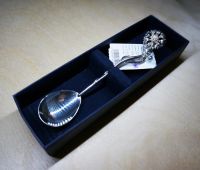 Лот: 9611904. Фото: 2. Ложка чайная "Василек", серебро... Ювелирные изделия, бижутерия, часы