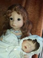 Лот: 12146767. Фото: 5. Редкая в продаже кукла с младенцем...