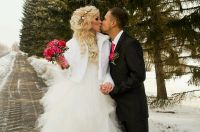 Лот: 11140637. Фото: 2. Свадебная шубка. Свадебная мода