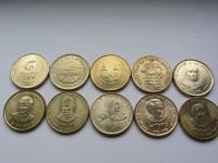 Лот: 6408071. Фото: 5. Индия 5 рупий набор из 10 монет...