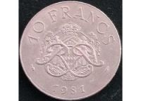 Лот: 6018464. Фото: 11. Монако 10 франков 1978-82гг...