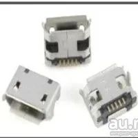 Лот: 13649126. Фото: 2. Разъём micro USB(гнездо microUSB... Радиодетали  (электронные компоненты)