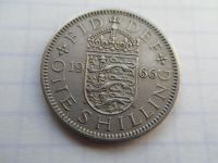 Лот: 9524161. Фото: 2. Великобритания 1 шиллинг 1966... Монеты