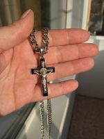 Лот: 11628208. Фото: 4. Серебряная цепочка с крестом