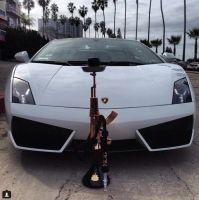 Лот: 6937078. Фото: 2. Кальян AK47 MOB Hookah Gold (Золотой... Сувениры, подарки
