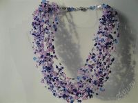 Лот: 679959. Фото: 3. Бисероплетение колье " Воздушное... Красноярск