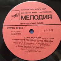 Лот: 18925044. Фото: 3. LP ● Жанна Бичевская ● Слишком... Красноярск