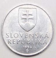 Лот: 1447379. Фото: 2. Словакия. 10 геллер 1994г. Идеал... Монеты