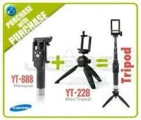 Лот: 10669781. Фото: 2. Монопод YunTENG YT-888 mini selfi... Аксессуары