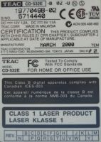 Лот: 12775263. Фото: 2. CD-ROM TEAC CD-532E. Комплектующие