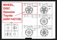 Лот: 21971563. Фото: 16. Оригинальные диски Toyota RAV4...