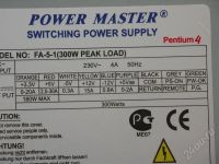 Лот: 691968. Фото: 2. POWER MASTER FA-5-1(300W). Комплектующие