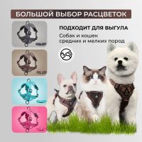 Лот: 21146157. Фото: 2. Шлейка для собак мелких и средних... Животные и уход