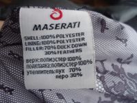 Лот: 10231606. Фото: 3. Пуховик "Maserati", р-р 50. Одежда, обувь, галантерея
