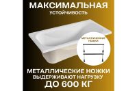 Лот: 25258059. Фото: 4. Ванна пристенная 1Marka Classic... Красноярск