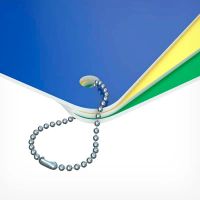 Лот: 21359285. Фото: 3. Шариковая металлическая цепь в... Бизнес