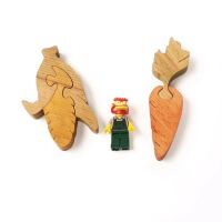 Лот: 12649811. Фото: 3. Пазл Огород в дощечке. Дети растут