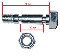 Лот: 25897333. Фото: 2. Болт срезной M8*38 с гайкой с... Инструмент и расходные