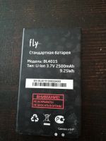 Лот: 19317643. Фото: 2. Аккумулятор Fly BL4015 для iQ440... Запчасти, оборудование