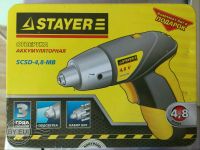 Лот: 11821383. Фото: 2. Отвёртка аккумуляторная Stayer. Инструмент и расходные