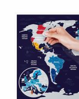Лот: 15604161. Фото: 6. Скретч Карта Мира Travel Map Holiday...