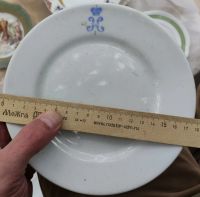 Лот: 18073489. Фото: 2. фарфоровые тарелки с клеймом Николай... Посуда, кухонная утварь