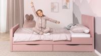 Лот: 24371896. Фото: 3. Подростковая кровать Olly, Розовый... Мебель