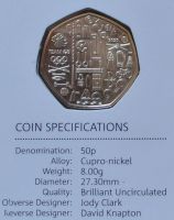 Лот: 17794277. Фото: 2. Великобритания, BUNC 50 пенсов... Монеты