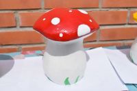 Лот: 7635016. Фото: 6. Декоративный грибочек для сада...