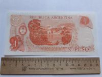 Лот: 19435180. Фото: 2. Аргентина 1 песо 1970 год (люкс... Банкноты