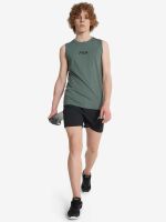Лот: 25126590. Фото: 4. Майка для мальчиков FILA, Зеленый. Красноярск