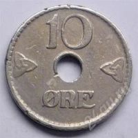 Лот: 108867. Фото: 2. Норвегия. 10 оре 1924г. (4). Монеты