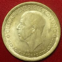 Лот: 11210816. Фото: 2. 2 кроны 1947 года.Швеция. Монеты