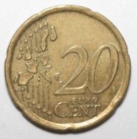 Лот: 4992366. Фото: 2. 20 евроцентов 1999 год. Испания. Монеты