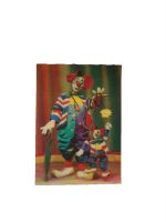 Лот: 3178843. Фото: 2. Открытка "Клоун" (стерео), 1987... Открытки, билеты и др.