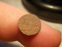 Лот: 15875074. Фото: 2. Полушка 1721 года. Пётр 1. Монеты