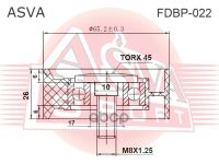 Лот: 24756000. Фото: 2. Ролик Натяжной ASVA арт. FDBP-022. Красноярск