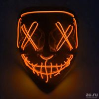 Лот: 18575588. Фото: 3. Неоновая Светодиодная LED маска. Красноярск