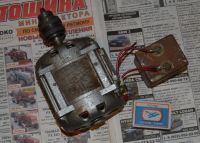 Лот: 10137668. Фото: 2. Мотор - дрель малогабаритная... Радиодетали  (электронные компоненты)