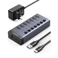 Лот: 21506833. Фото: 2. USB-хаб UGREEN USB-C to 7-Port... Периферия