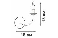 Лот: 23657687. Фото: 2. Светильник настенный VITALUCE... Освещение