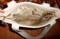 Лот: 25883708. Фото: 5. Сумка бежевая искусственная кожа...