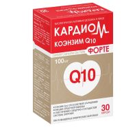 Лот: 23990120. Фото: 2. Кардиом Коэнзим Q10 Форте капс... Медицина