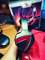 Лот: 11789630. Фото: 4. Игровые наушники A4Tech Bloody... Красноярск