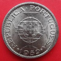 Лот: 1854012. Фото: 2. (№1793/LF) 1 эскудо 1959 (Португальская... Монеты